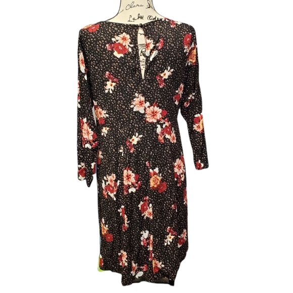 Torrid Floral & Leopard Print Dress - Size 2 - Picture 5 of 11